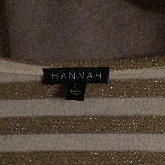 Gold & Cream Striped Shirt - Picture 2 of 4